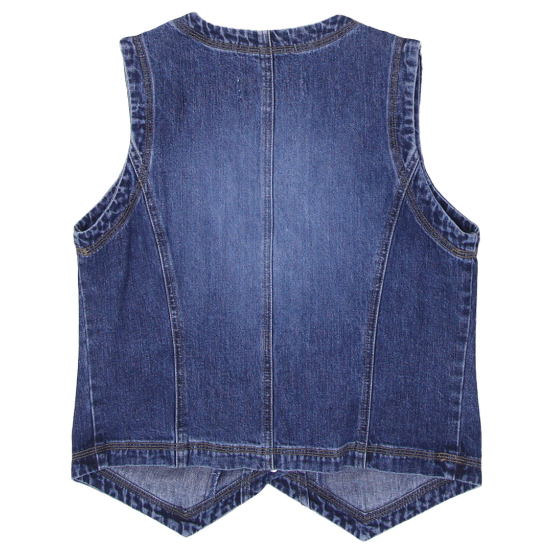 Ladies Arizona Button Down Denim Vest