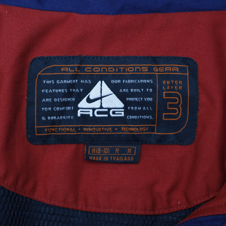 Vintage Ladies Red Nike ACG All Conditions Gear Fit Outer Layer 3 Jacket Size M | Migration_Jackets - Back Vi | Fashion Rerun