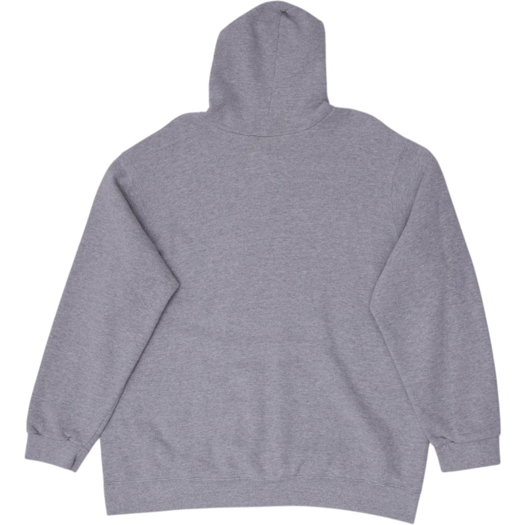 Vintage Embroidered Nike Center Swoosh Gray Pullover Hoodie XXL | Migration_Hoodies - Side View | Fashion Rerun