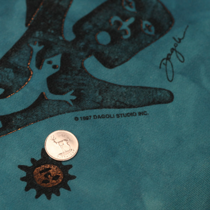 Vintage 1997 Dagoli Studio Sweatshirt – Bold Tribal Art Design - Fashion Rerun Vintage Migration_Sweaters