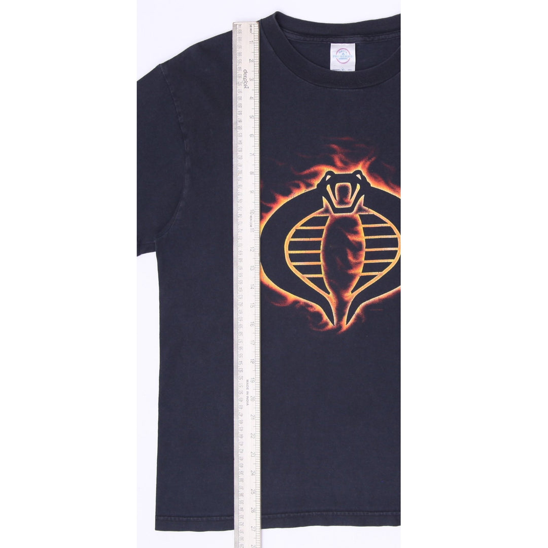 Vintage 2003 G.I. Joe Cobra Flaming Logo Promotional T-Shirt Size M