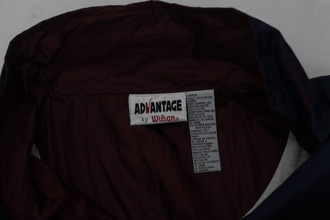 Vintage Advantage By Wilson Zip Nylon Windbreaker Jacket