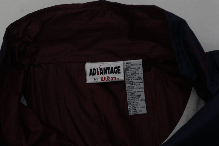 Vintage Advantage By Wilson Zip Nylon Windbreaker Jacket