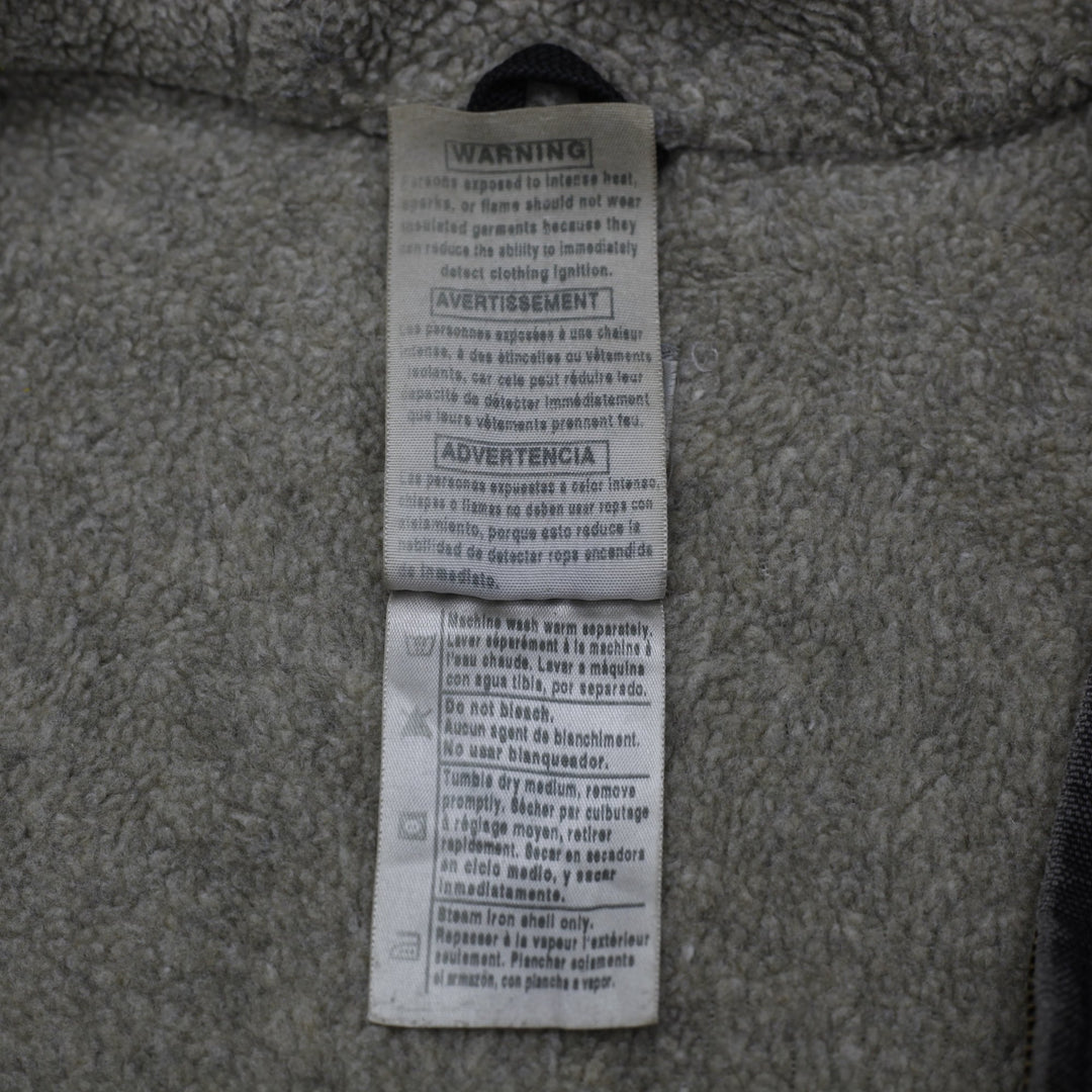 Thrashed Vintage 2005 Carhartt J141 BLK Sierra Sherpa Jacket Size XXL