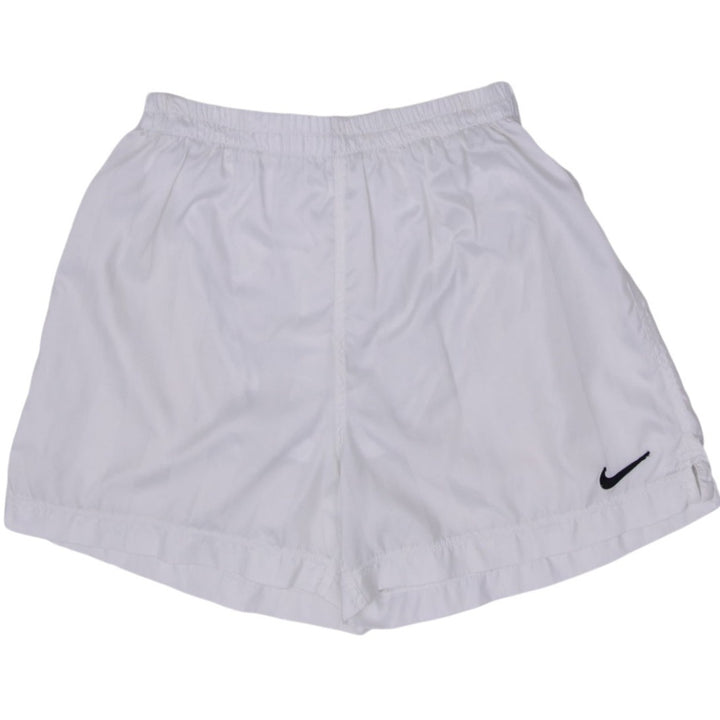 Vintage Embroidered Nike Logo White Sport Shorts | Migration_Shorts | Fashion Rerun