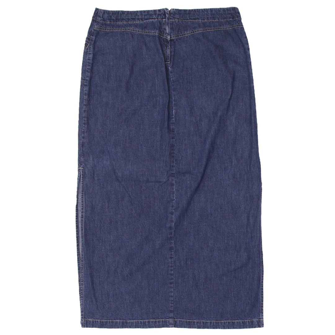 Y2K Denim Maxi Skirt - Fashion Rerun Vintage Migration_Skirt