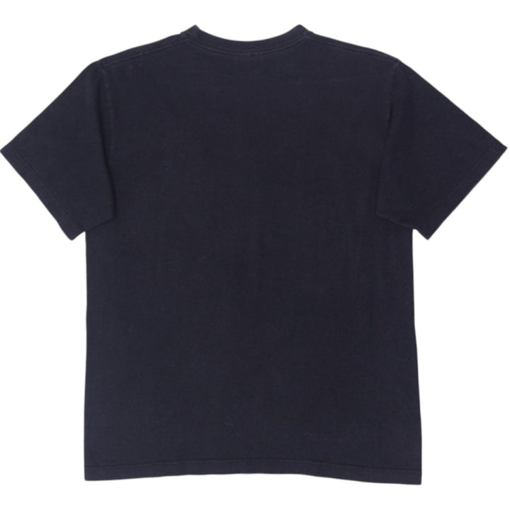 Vintage Embroidered Swoosh Logo Black T-Shirt