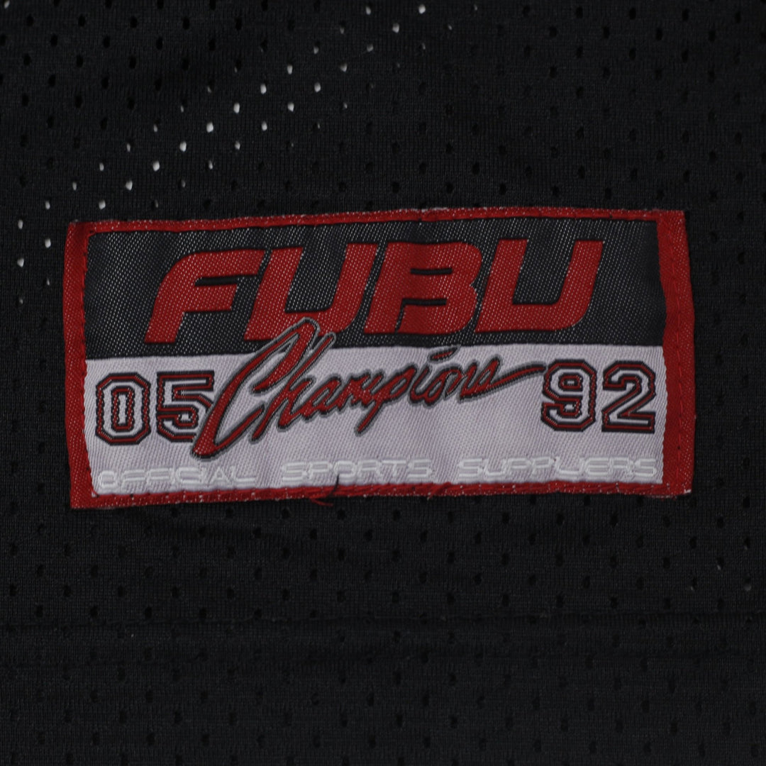 Vintage 90s FUBU 05 Football Jersey Hip Hop Rap White Black All State Heavy XXL | Migration_Jerseys - Detail | Fashion Rerun