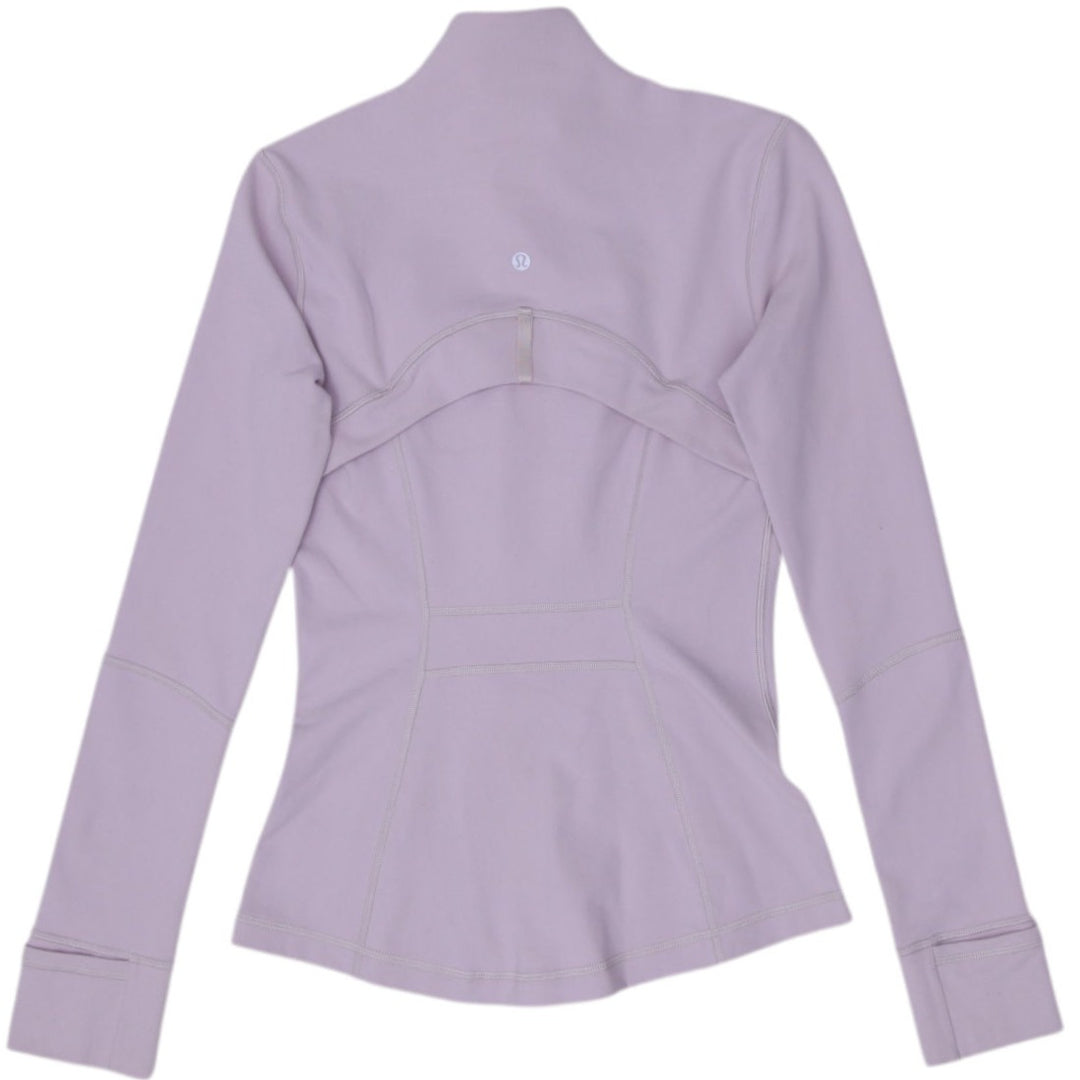 Ladies Lululemon Jacket Lavender Full Zip Breathable Design Athletic Size 4