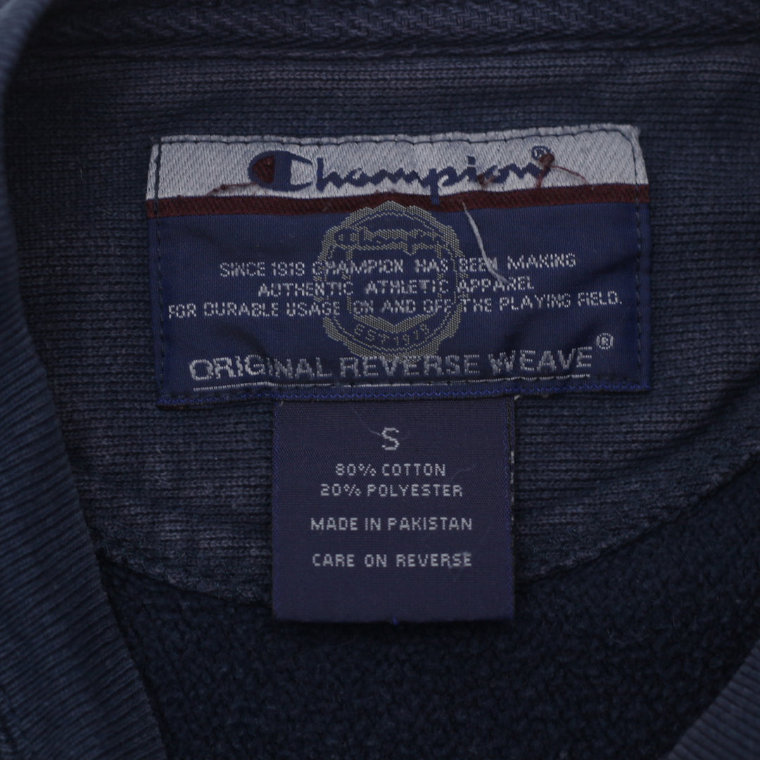 Vintage Champion Reverse Weave "University of New Hampshire" Sweatshirt Size S Navy Blue - Fashion Rerun Vintage Migration_Sweaters