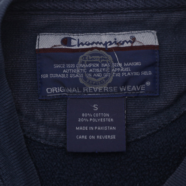 Vintage Champion Reverse Weave "University of New Hampshire" Sweatshirt Size S Navy Blue - Fashion Rerun Vintage Migration_Sweaters