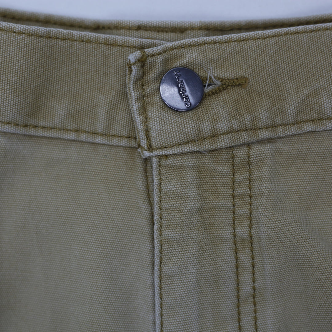 Mens Carhartt Relaxed Fit Rigby Canvas Work Shorts Size 34