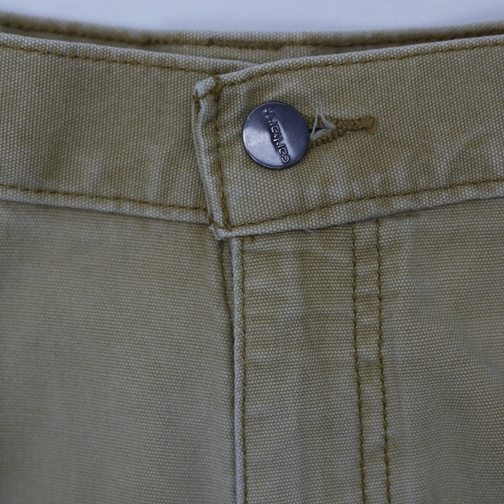 Mens Carhartt Relaxed Fit Rigby Canvas Work Shorts Size 34