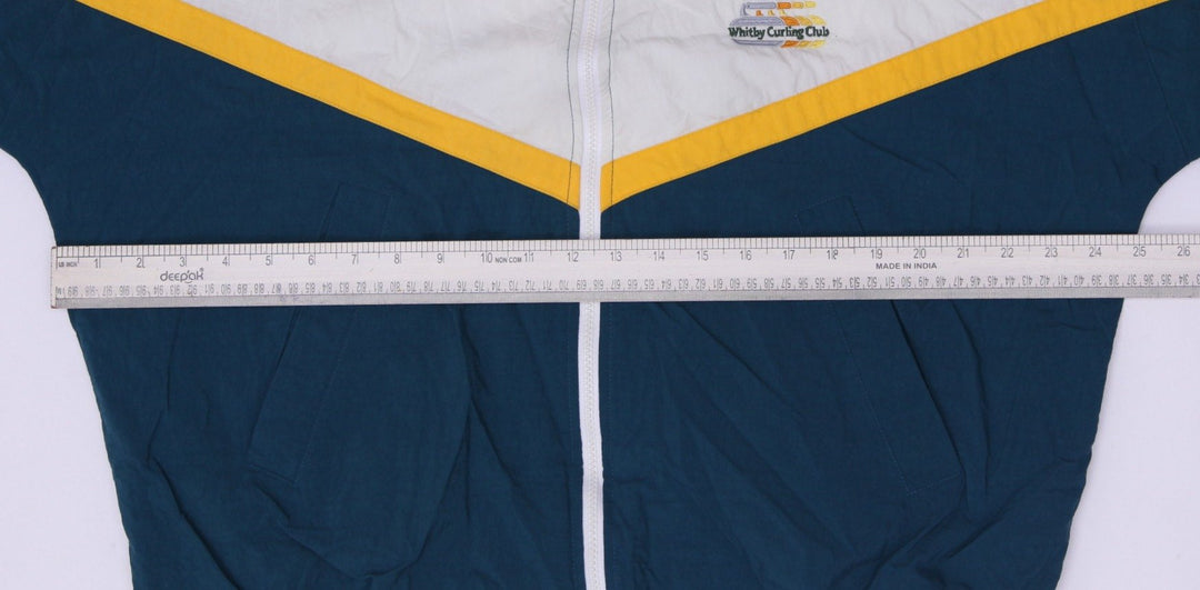 Vintage 1996 Nokia Cup Curling Event Windbreaker Zip Up Jacket | Migration_Jackets - Detail View | Fashion Rerun