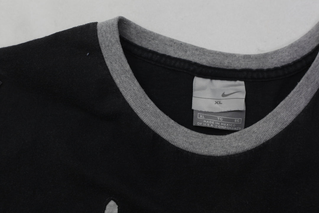 Rework Nike Dripping/Melting Effect Patchwork Mens T-Shirt PR259