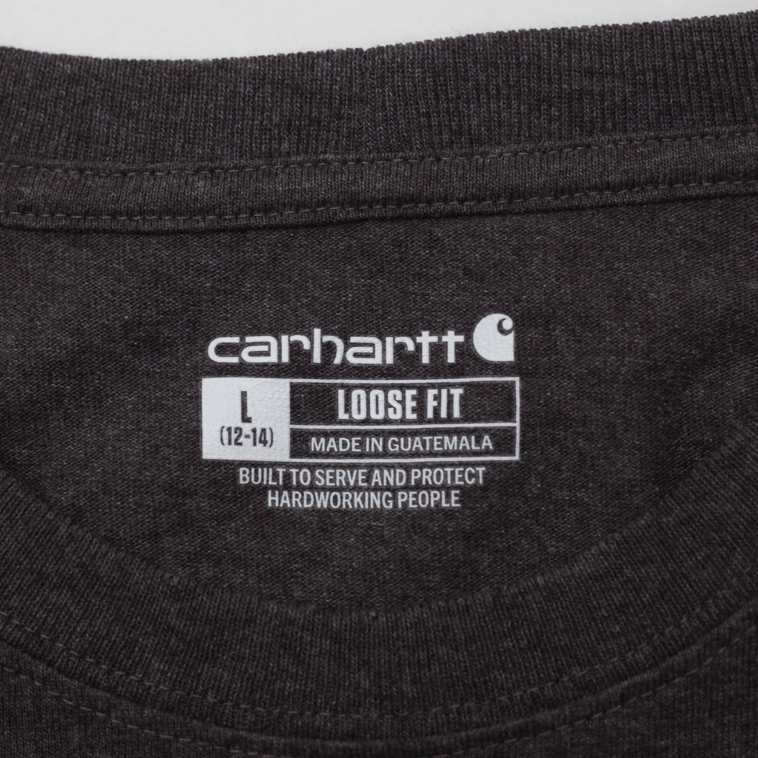 Ladies Carhartt Loose Fit 103067 V27 Pocket Workwear T-Shirt Size L (12-14)