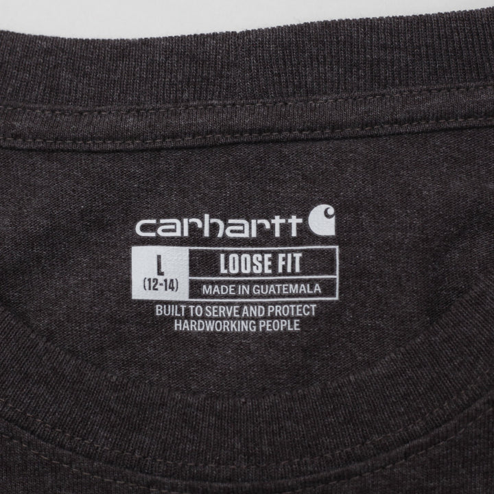 Ladies Carhartt Loose Fit 103067 V27 Pocket Workwear T-Shirt Size L (12-14)