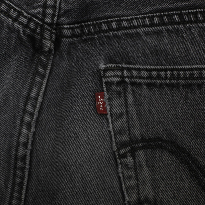 Mens Levi's 501 Black Straight Leg Jeans Size 32