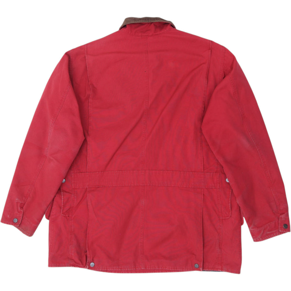 Vintage Mens Polo Ralph Lauren Jacket Red Corduroy Collar | Migration_Jackets - Side View | Fashion Rerun