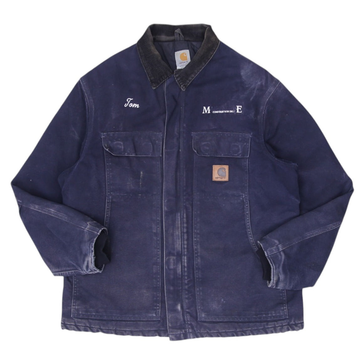 Shop Mens C28 MDT Carhartt Workwear Distressed Full Zip Jacket