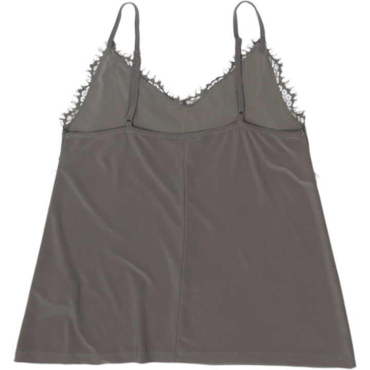 Y2K Ladies Amisu Olive Green Lace Cami Strappy Top Size XS