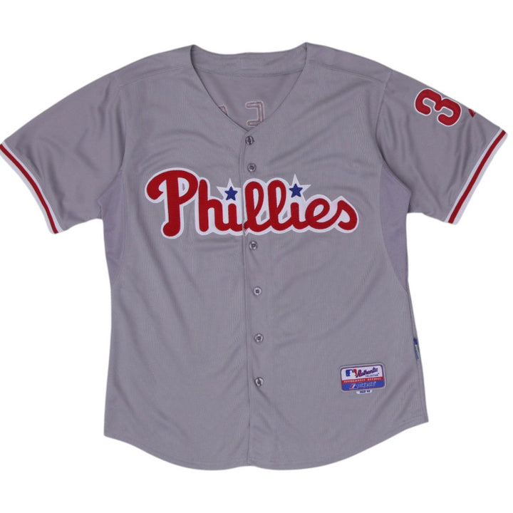 Vintage 90s Majestic Philadelphia Phillies Away Jersey Made in USA Size 48 | Migration_Jerseys | Fashion Rerun