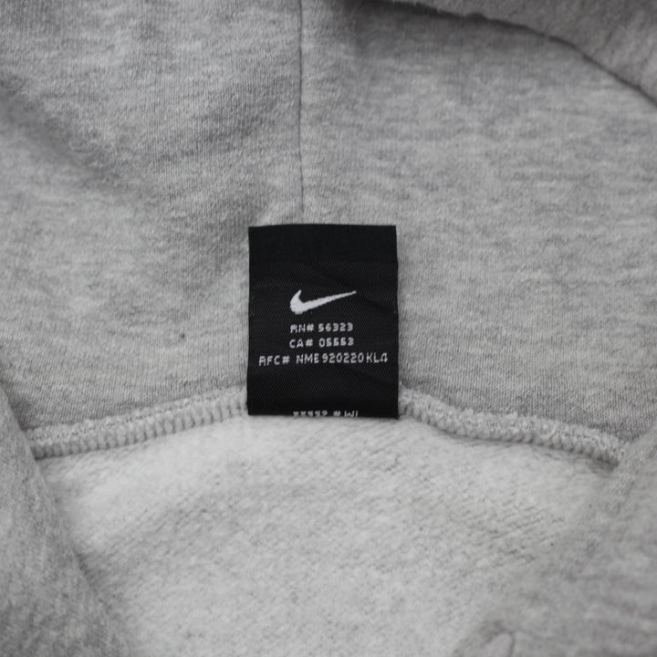 Vintage Mens Nike Lakers Hoodie Gray Sweatshirt Logo NBA Size XL