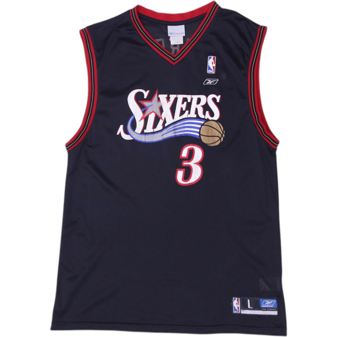 Vintage 90s Reebok Philadelphia 76ers Allen Iverson Jersey Size L | Migration_Jerseys | Fashion Rerun