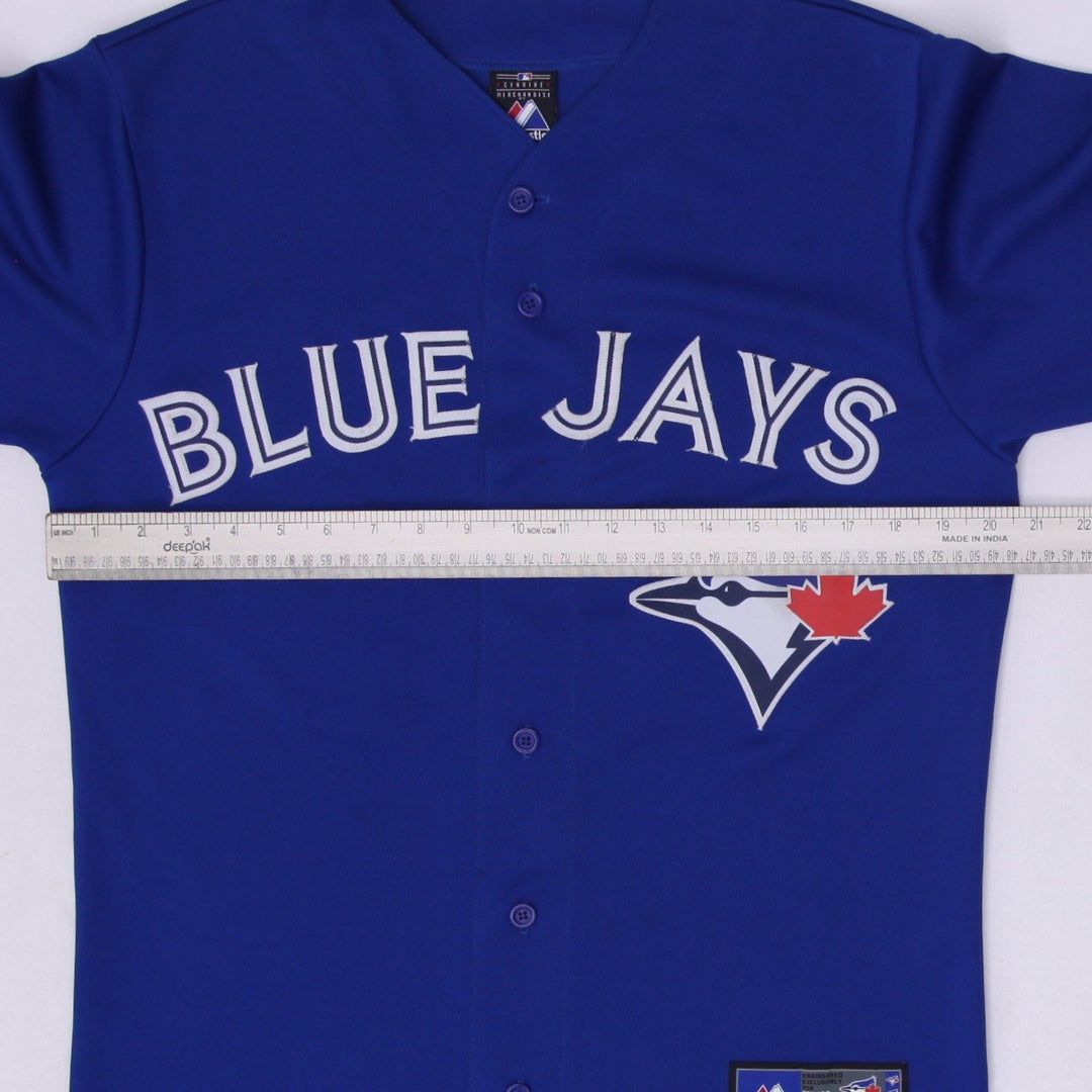 Mens Majestic Toronto Blue Jays Adam Lind 26 Jersey Made in USA Size S