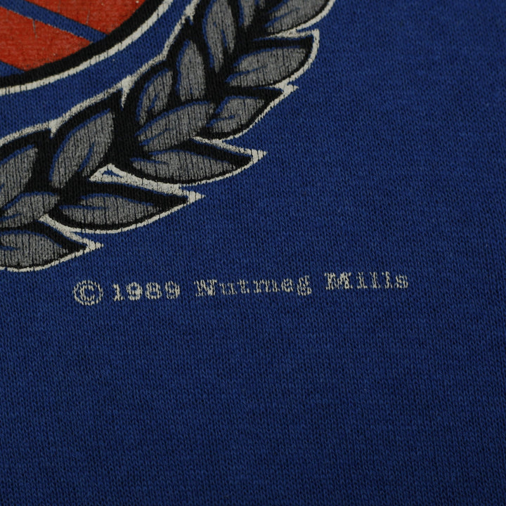Vintage 1989 Nutmeg Mills Cleveland Cavaliers Crewneck Sweatshirt Royal Blue L