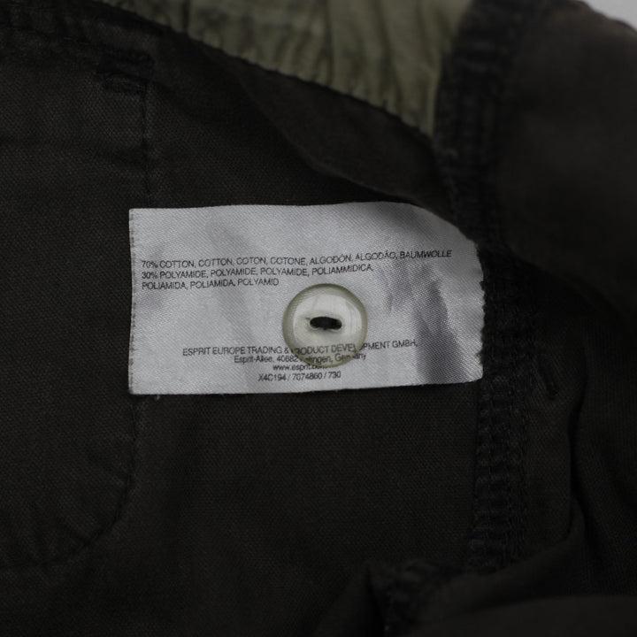 Y2K Ladies Low Rise Cyber Grunge Cargo Pants Size 34