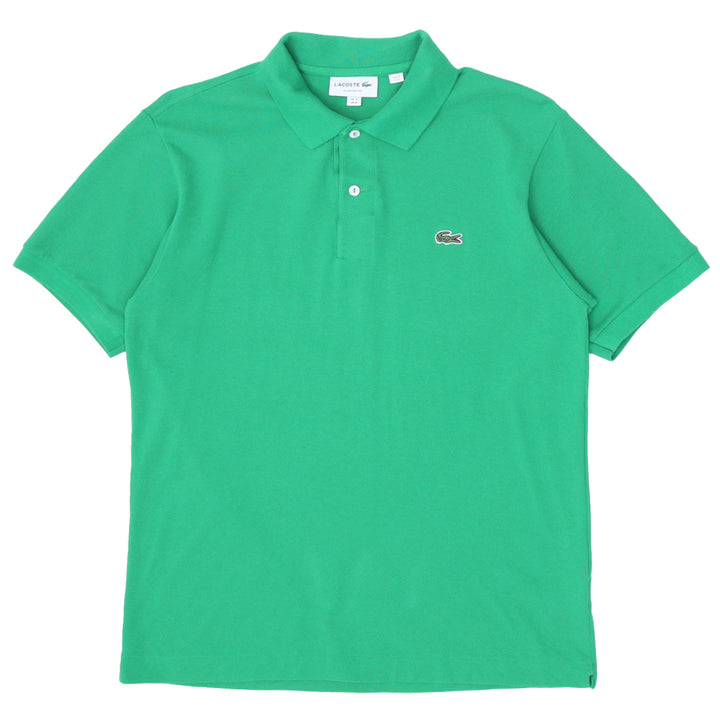 Mens Lacoste Classic Fit Green Polo T-Shirt