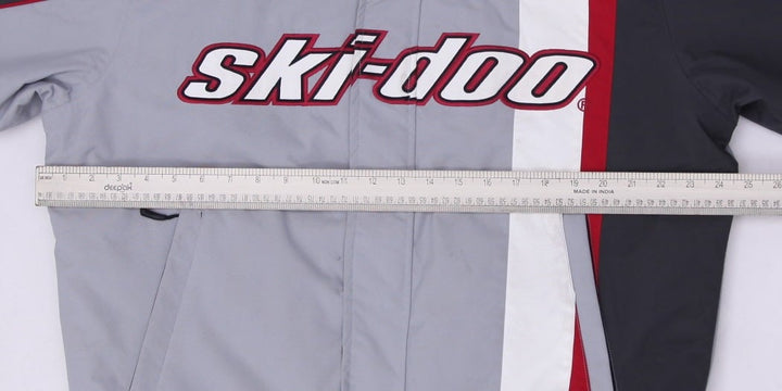 Vintage Ski-Doo Snowmobile Jacket Padded Insulated R.P.M. BRP Grey White Red M | Migration_Jackets - View 9 | Fashion Rerun