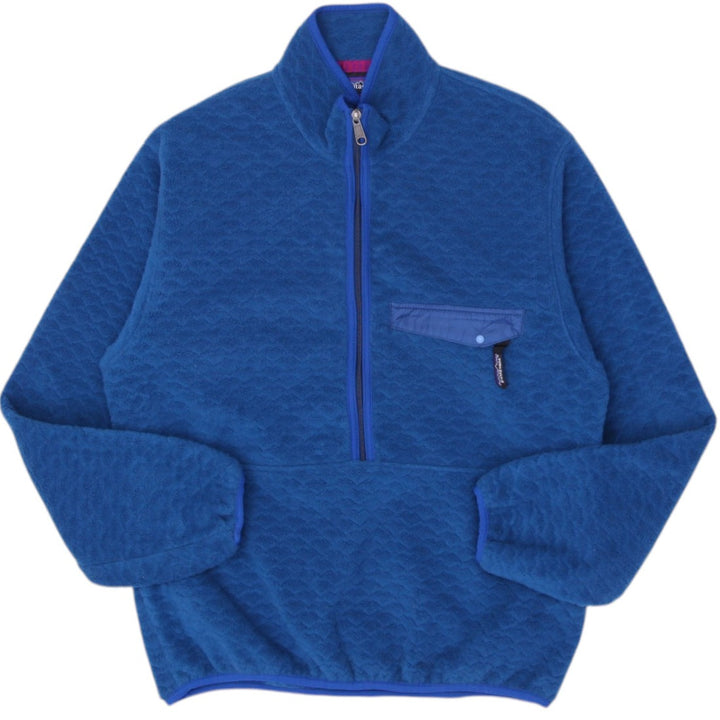 Vintage Patagonia Fleece Jacket Blue 1/4 Zip Made In USA Size M | Migration_Fleece | Fashion Rerun