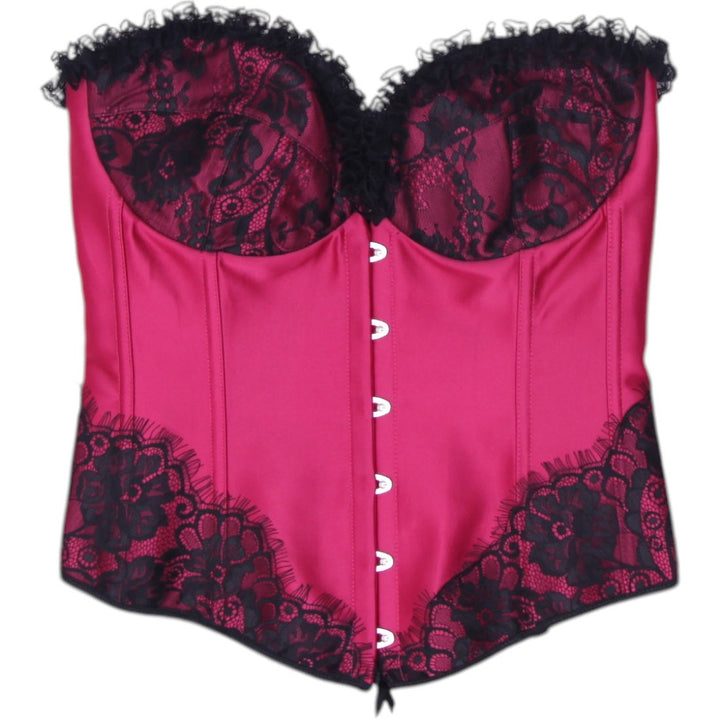 Y2K Ladies Coquette Lace Bustier Corset Top Size XL | Migration_Y2K Tops | Fashion Rerun
