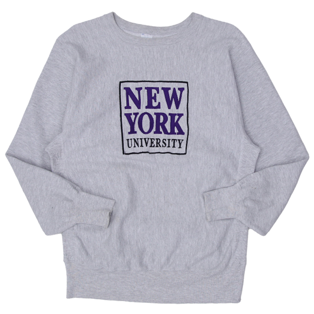 Shop Vintage Champion Reverse Weave New York University Sweatshirt