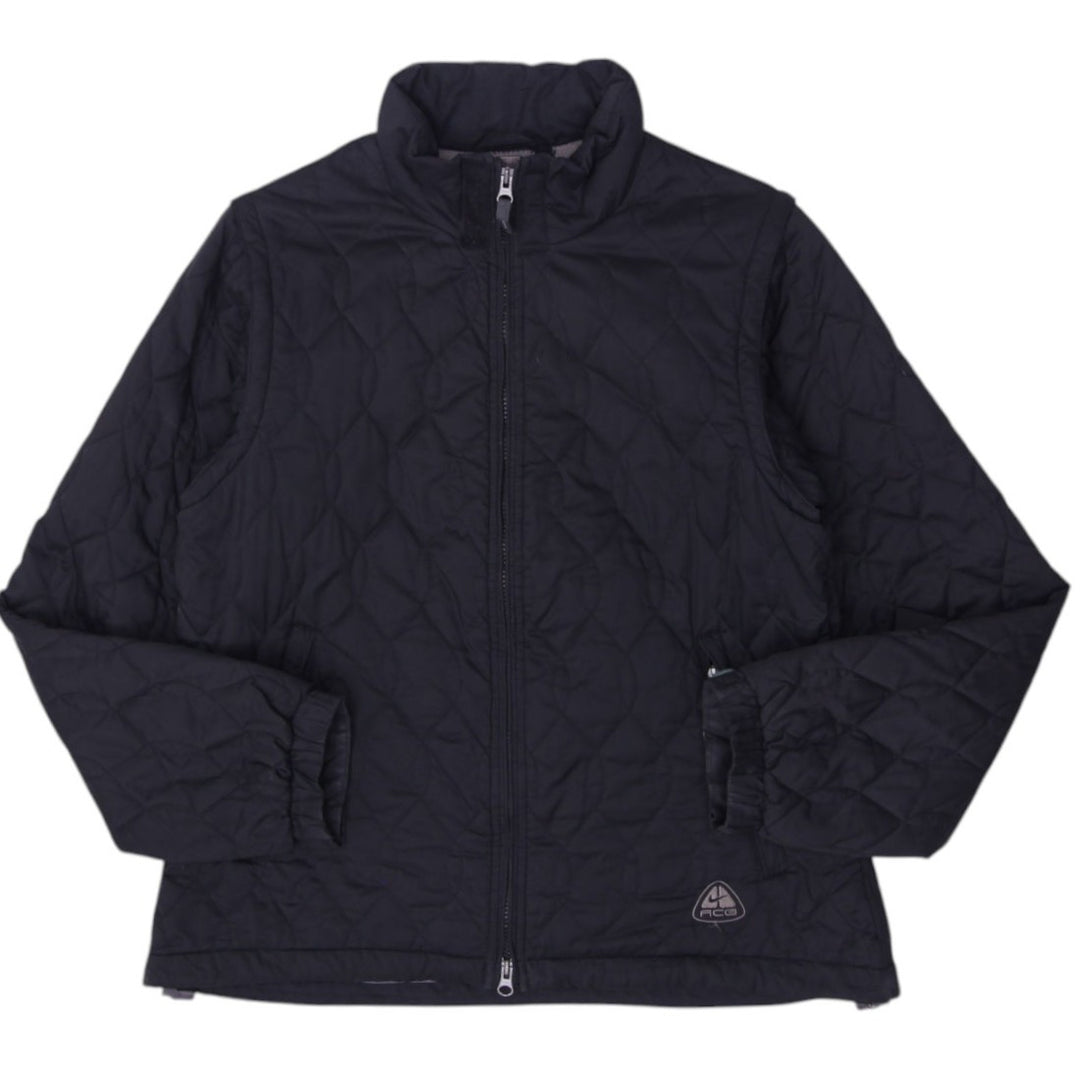 Rare Vintage NIKE ACG 3 Outer Layer Quilted Puffer Jacket 2000s Black Ladies L | Migration_Jackets | Fashion Rerun