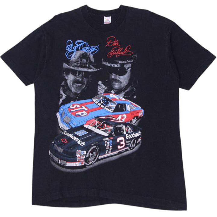 Vintage Dale Earnhardt Richard Petty T-Shirt 7&7 Winston Cup Champions XXL Made In USA | Migration_T-Shirts | Fashion Rerun
