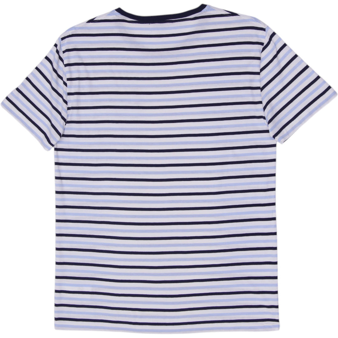 Mens Ralph Lauren Custom Slim Fit Striped Pocket T-Shirt Size M