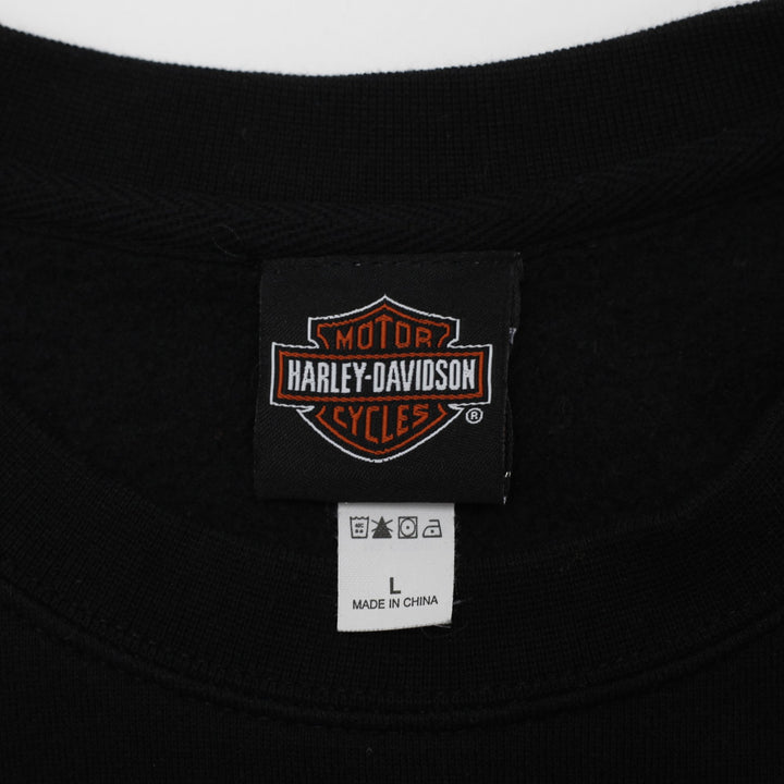 Mens Harley Davidson Logo Graphic Sweatshirt Size L