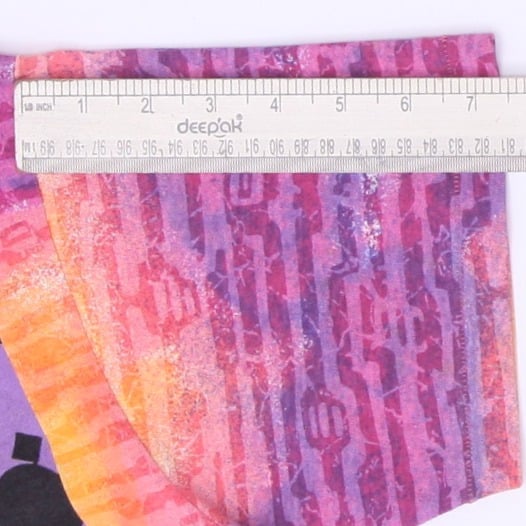 Vintage 90s Mickey Mouse All Over Print Neon Tie Dye Walt Disney Company S.Stitch Size M