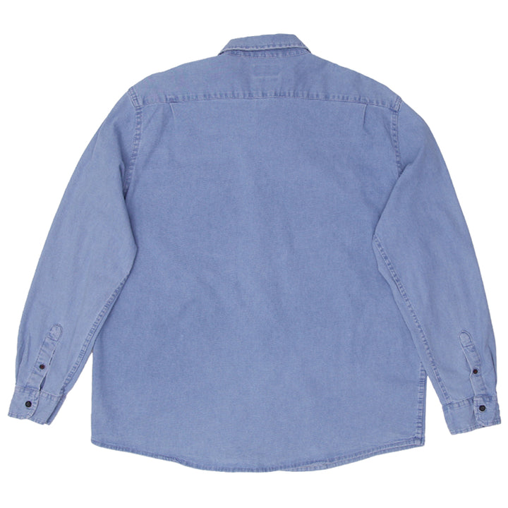 Mens Wrangler Long Sleeve Denim Shirt - Fashion Rerun Vintage Migration_Shirt