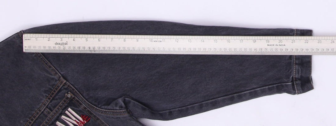 Mens Embroidered Kani 89 Trucker Denim Jacket