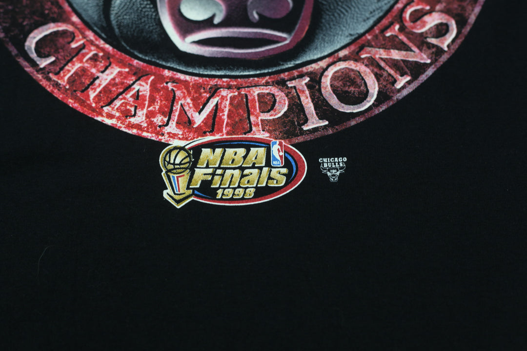 1998 Vintage Chicago Bulls NBA Finals Champion T-Shirt Starter XL