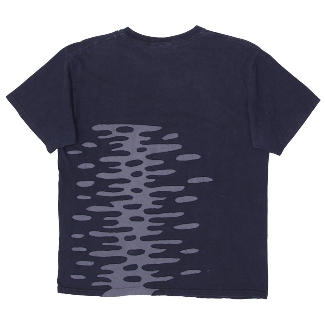 Rework Nike Gray Patches Pattern mens T-Shirt PR252