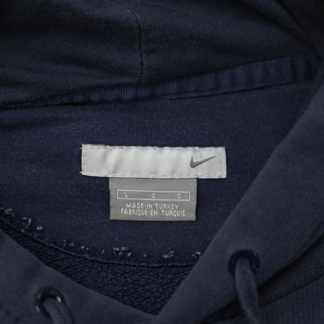 Vintage Nike Athletics Navy Pullover Hoodie Large