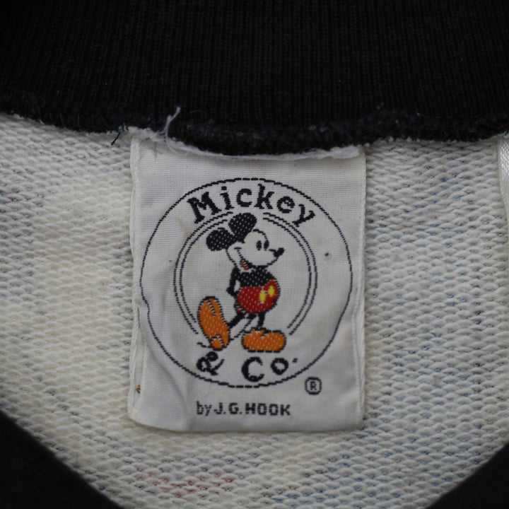 Vintage 90's Mickey & Co. by J.G. Hook All Over Print Collared Sweatshirt Size L