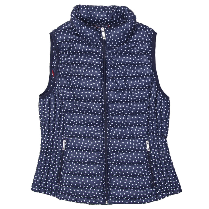 Ladies Tommy Hilfiger Packable Lighweight Polka Puffer Vest