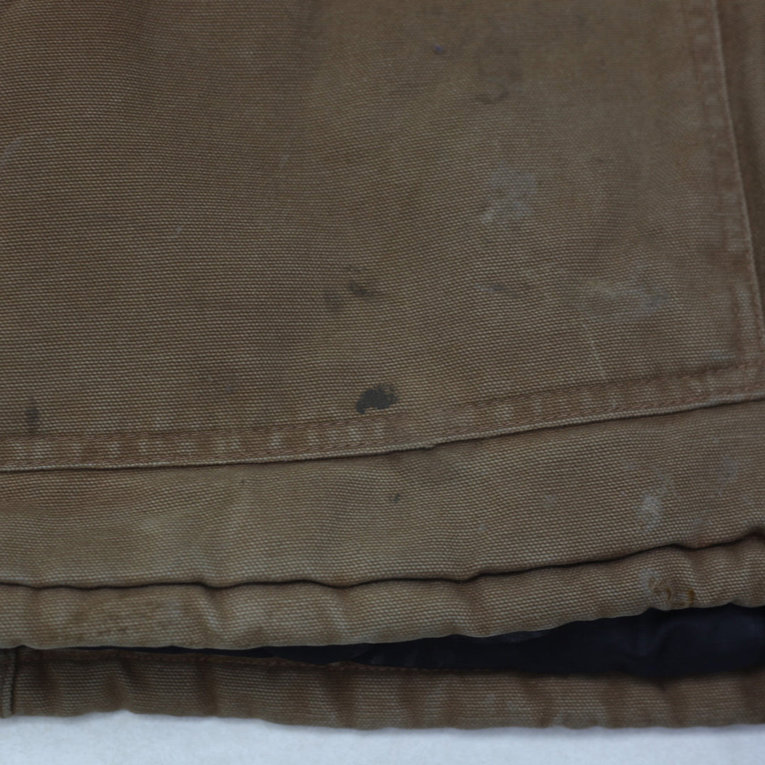 Vintage Carhartt Arctic Quilt Lined Sandstone Traditional Coat C26 BRN Slightly Distressed Jacket
