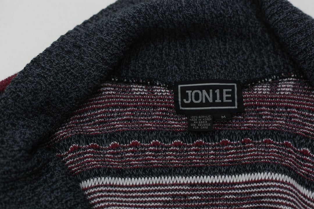 Vintage Jon1E Knit Cardigan Sweater Size M - Fashion Rerun Vintage Migration_Sweaters